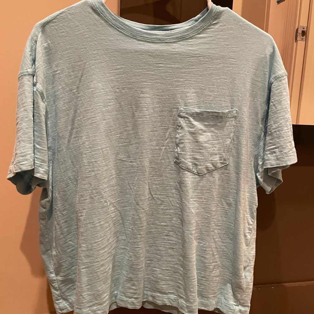 Light teal shirt sleeve